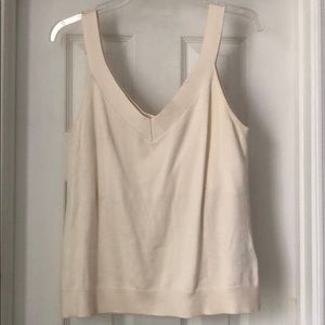 Lauren tank and silk blouse